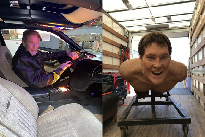 David Hasselhoff veilt zijn auto uit Knight Rider !