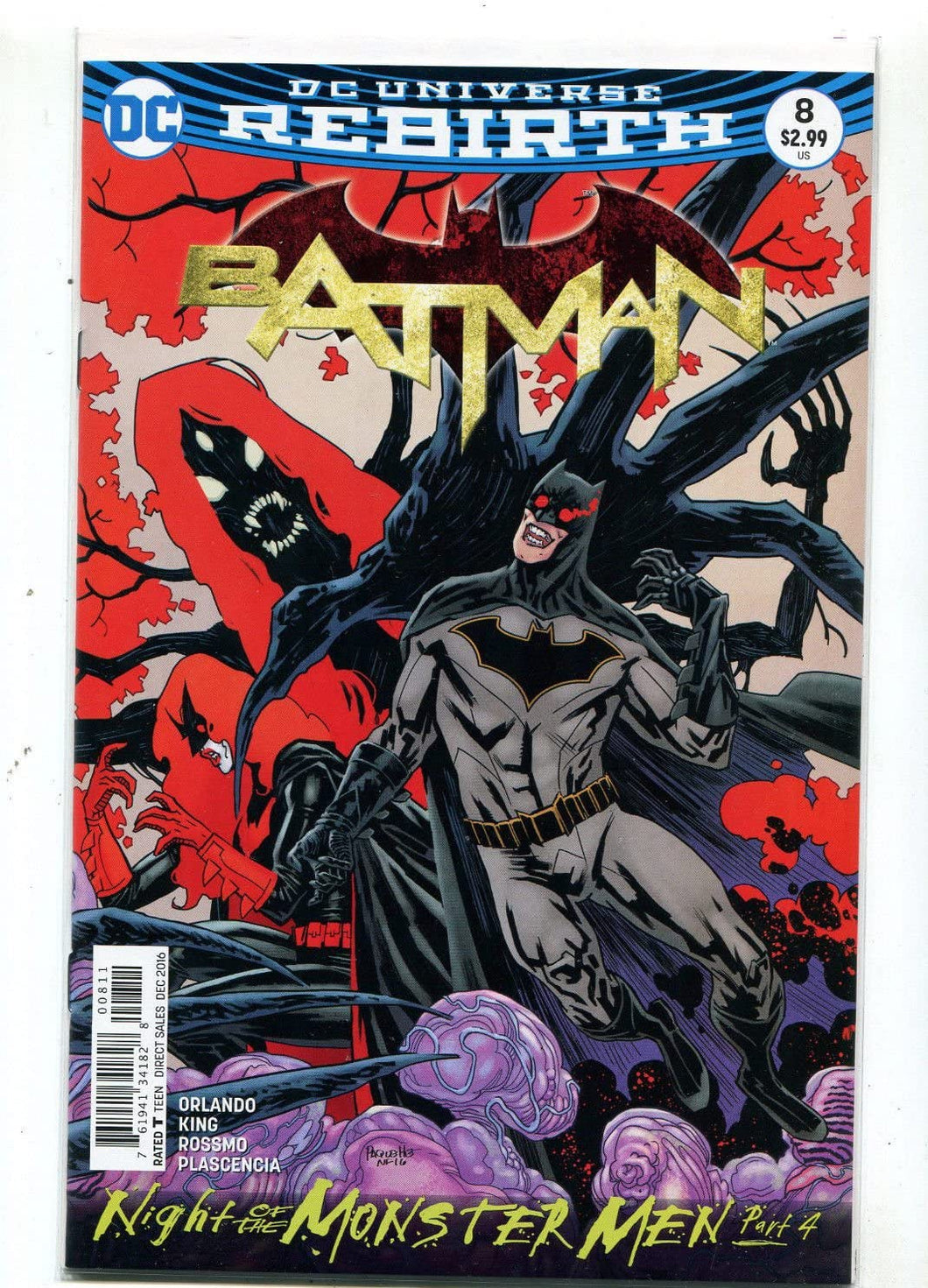 Batman #8 Vol.3 DC Universe Rebirth (2016)